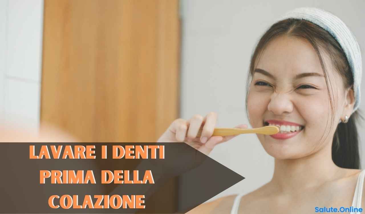 Lavare denti