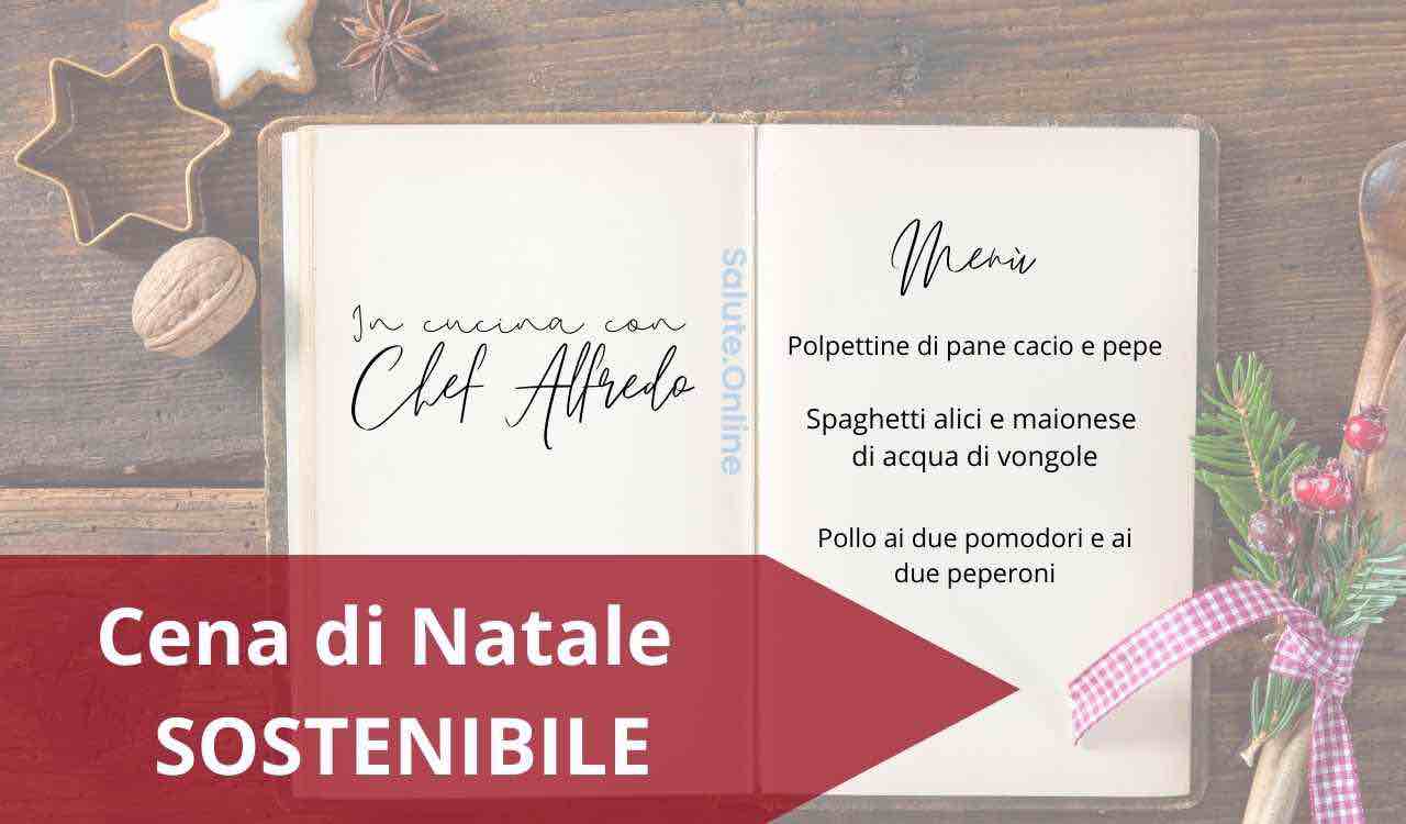 Menu di natale sostenibile con avanzi